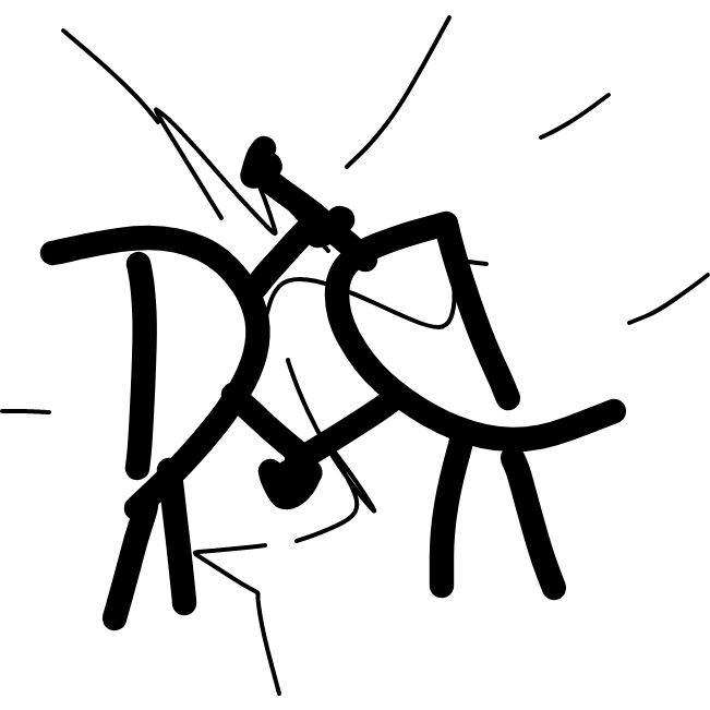 Sketch of panel 1 of the Contract Programming comic strip